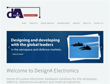 Tablet Screenshot of designa-electronics.com